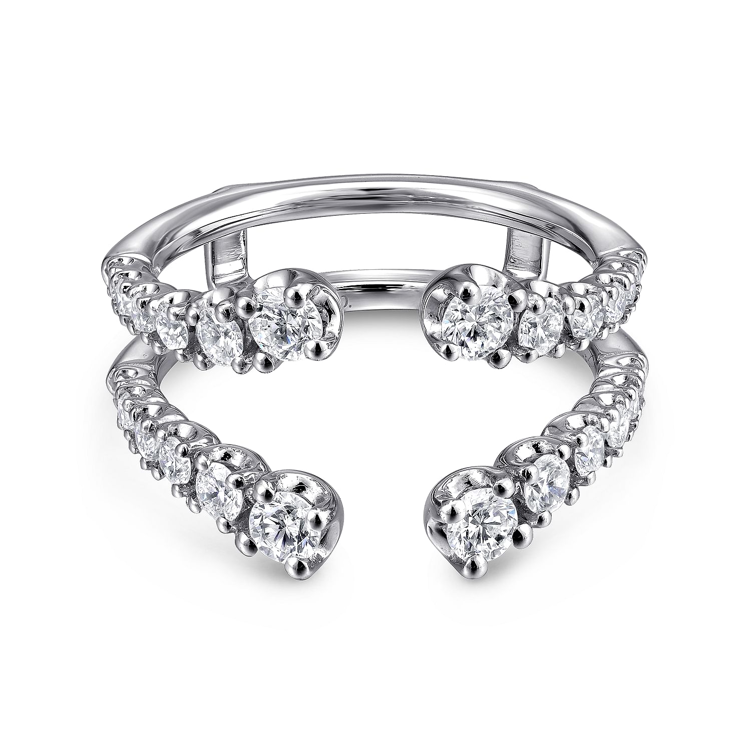 Gabriel & Co. 14K White Gold Diamond Enhancer