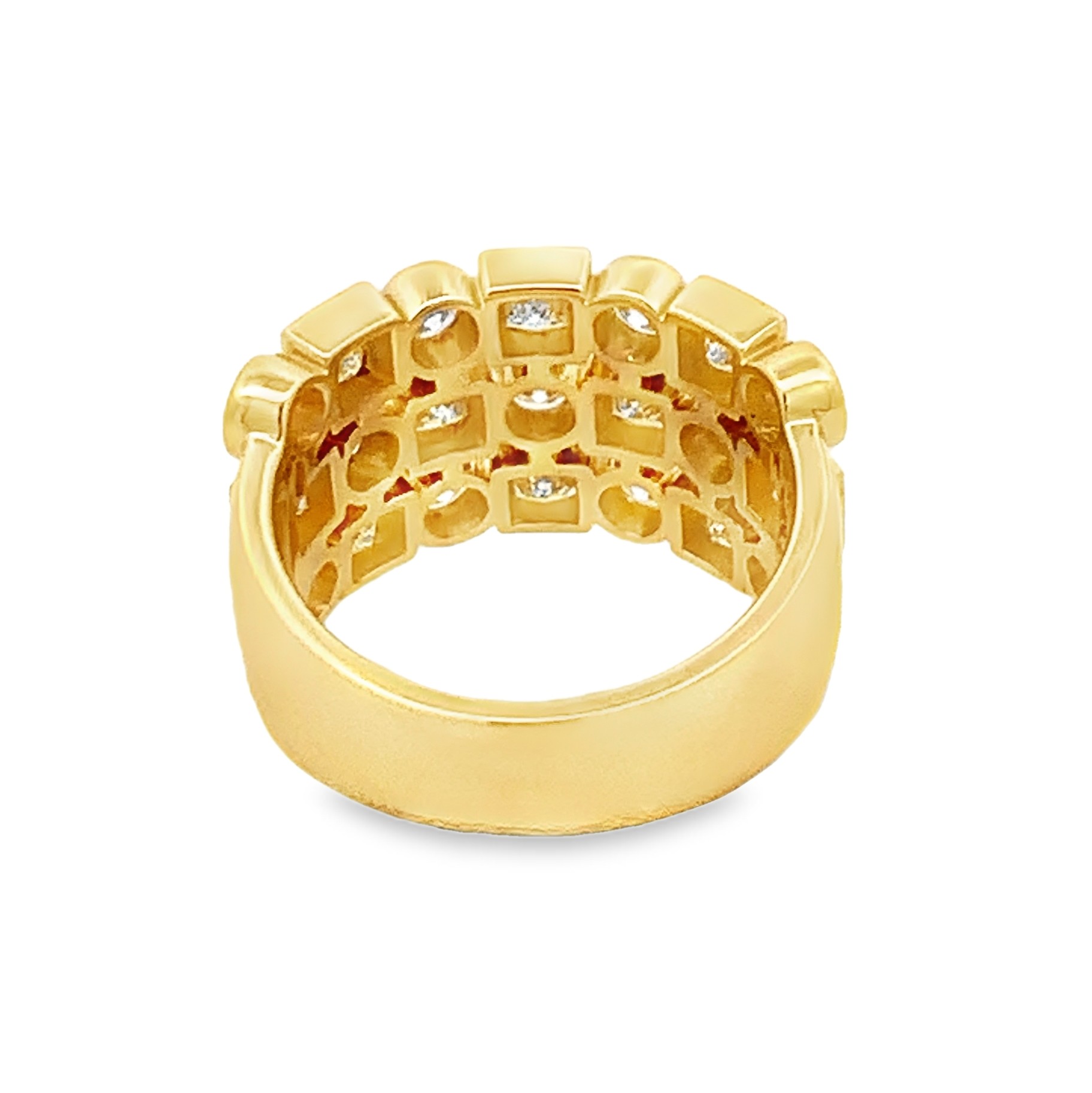 Christopher Designs 18K Yellow Gold 2 Carat Bezel-Set Diamond Ring