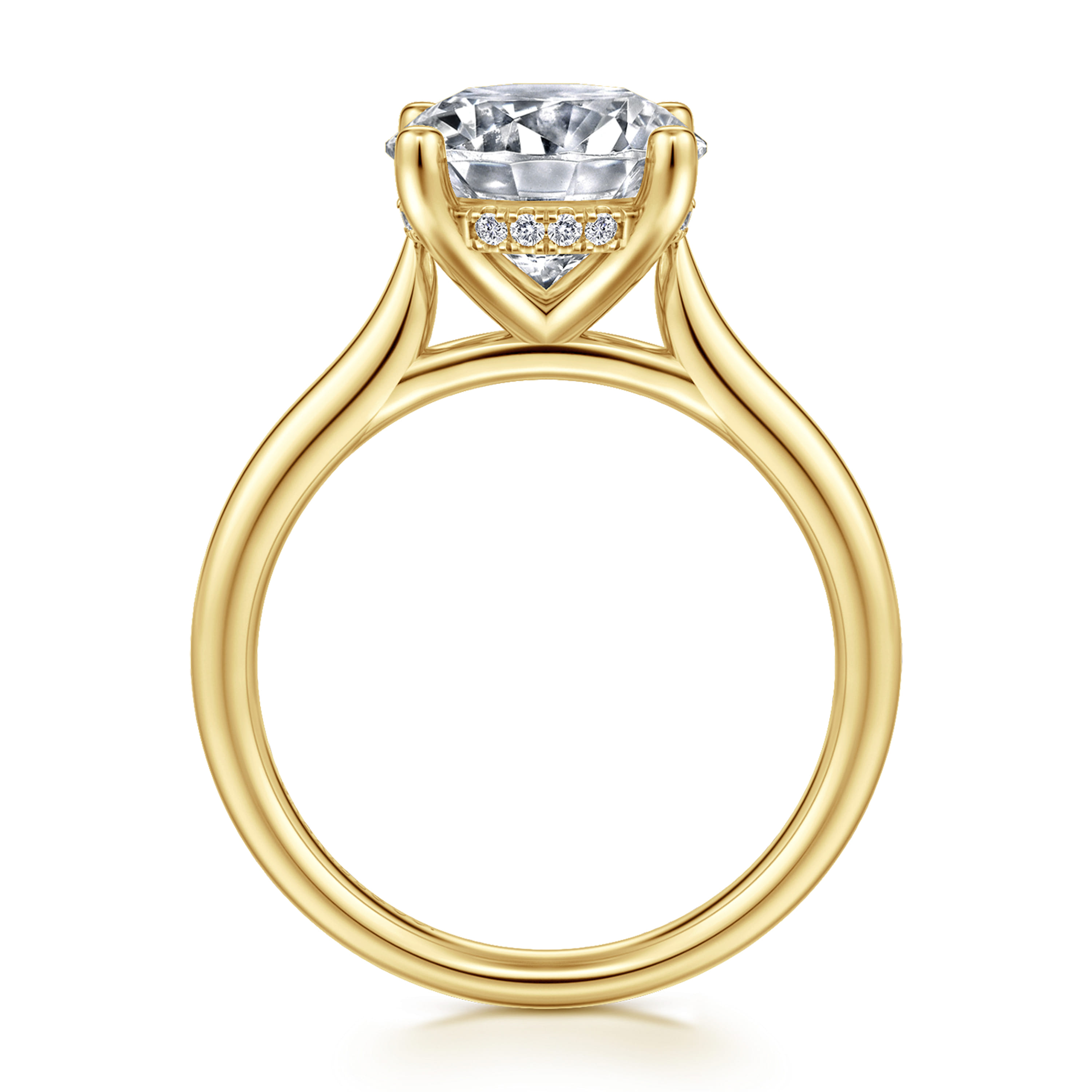 Gabriel & Co. Azucena 14K Diamond Engagement Ring Setting