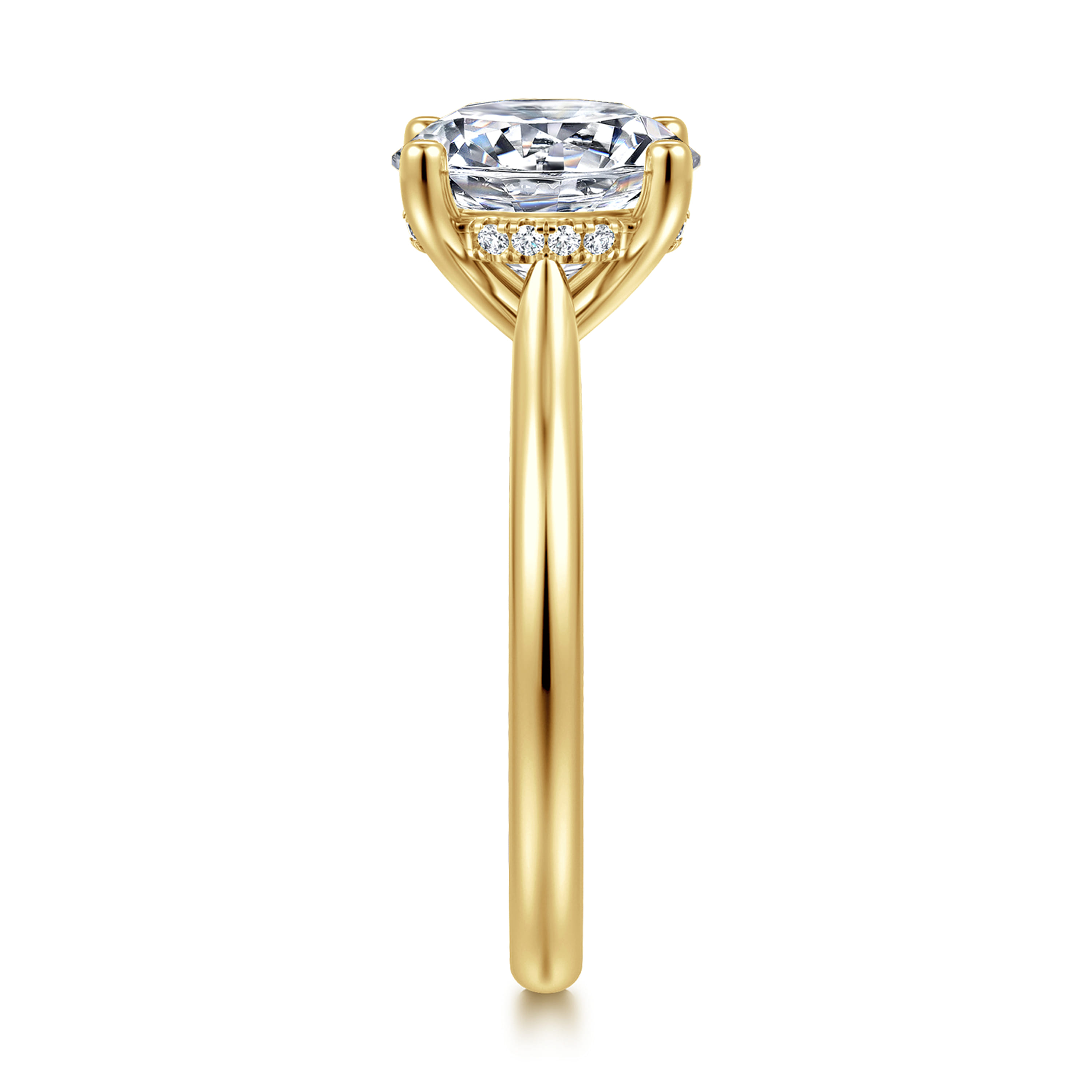 Gabriel & Co. Azucena 14K Diamond Engagement Ring Setting