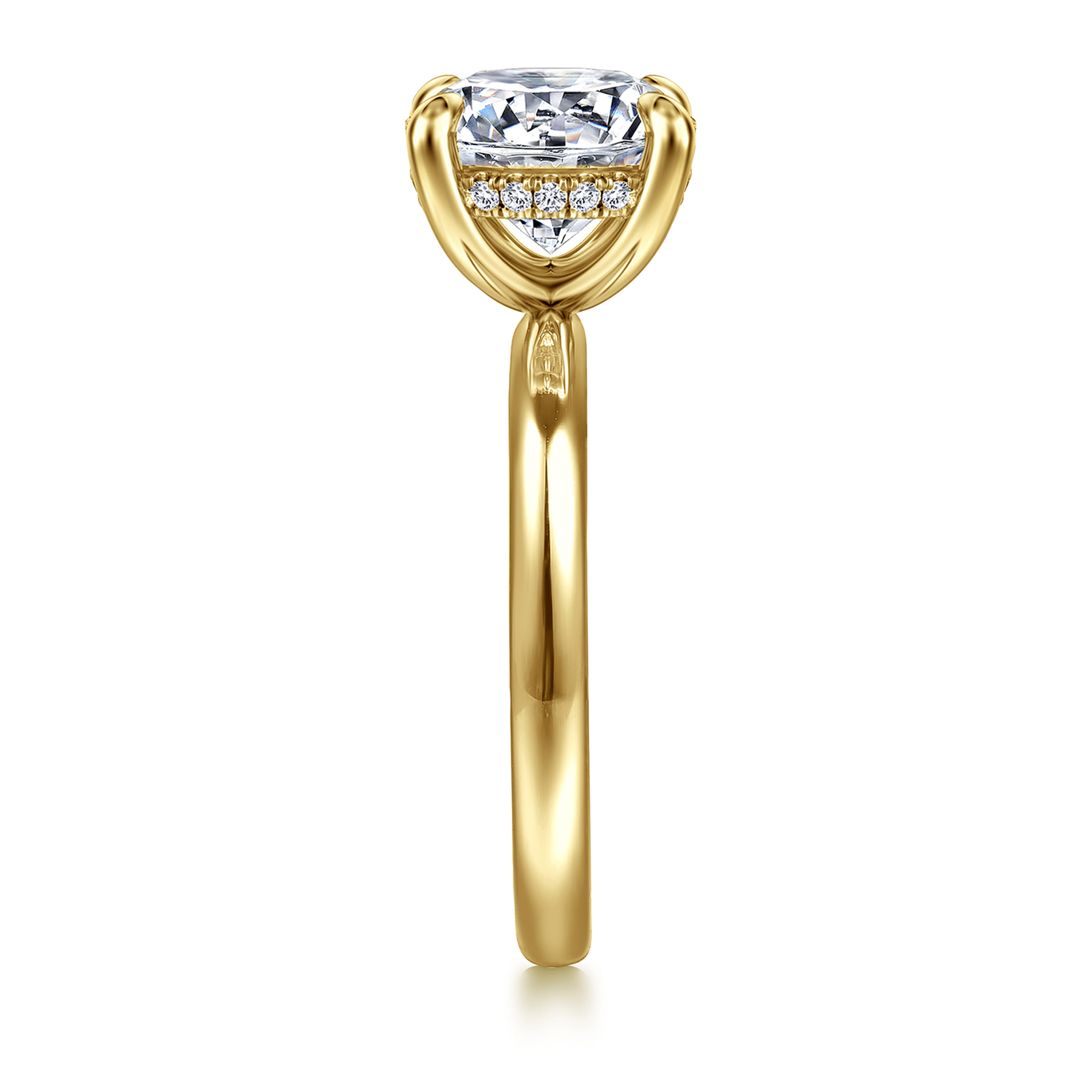 Gabriel & Co. Peace 14K Diamond Engagement Ring Setting