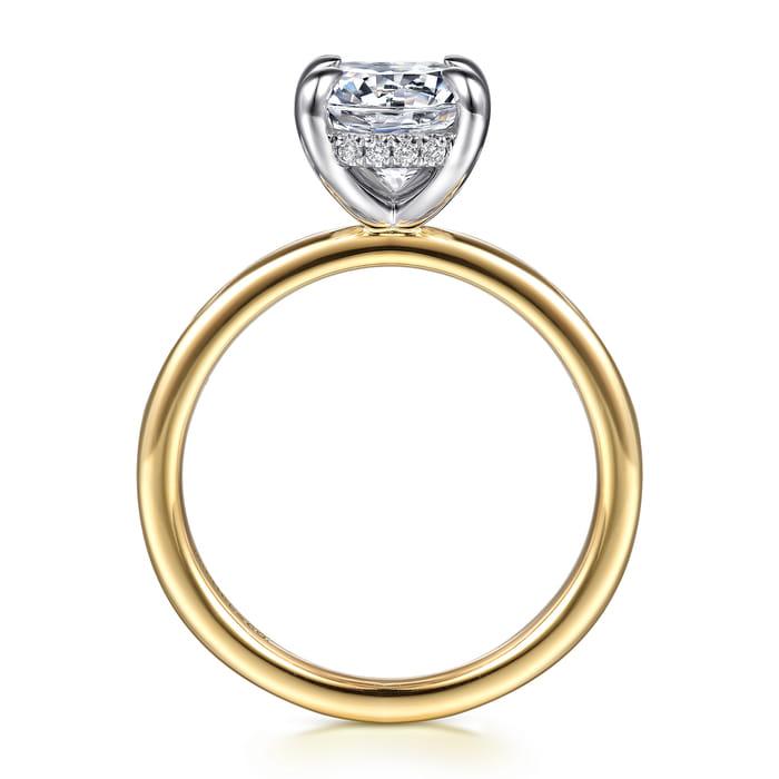 Gabriel & Co. Cari 14K Two-Tone Diamond Engagement Ring Mounting