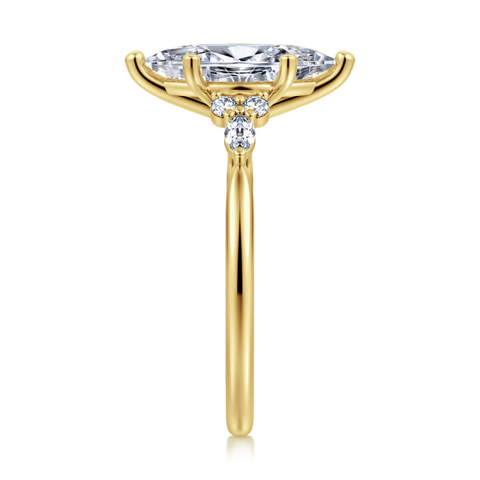 Gabriel & Co. 14K Yellow Gold Arletta Diamond Engagement Ring Mounting