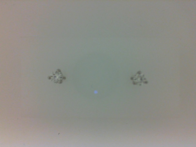 18K WG 3 PRONG STUD EARRINGS WITH 2=0.33TW ROUND IJ VS-SI DIAMONDS
