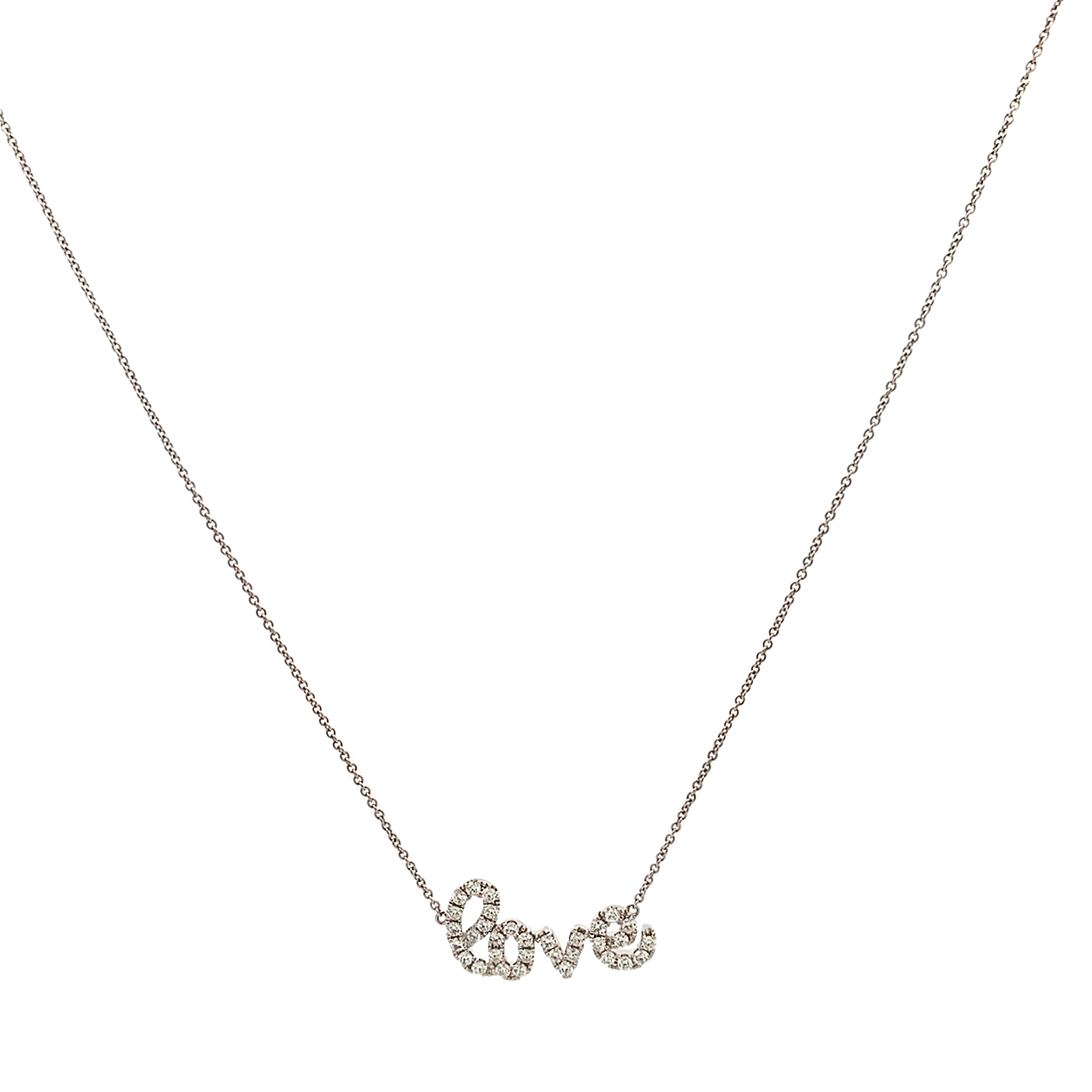 18K White Gold Diamond 
