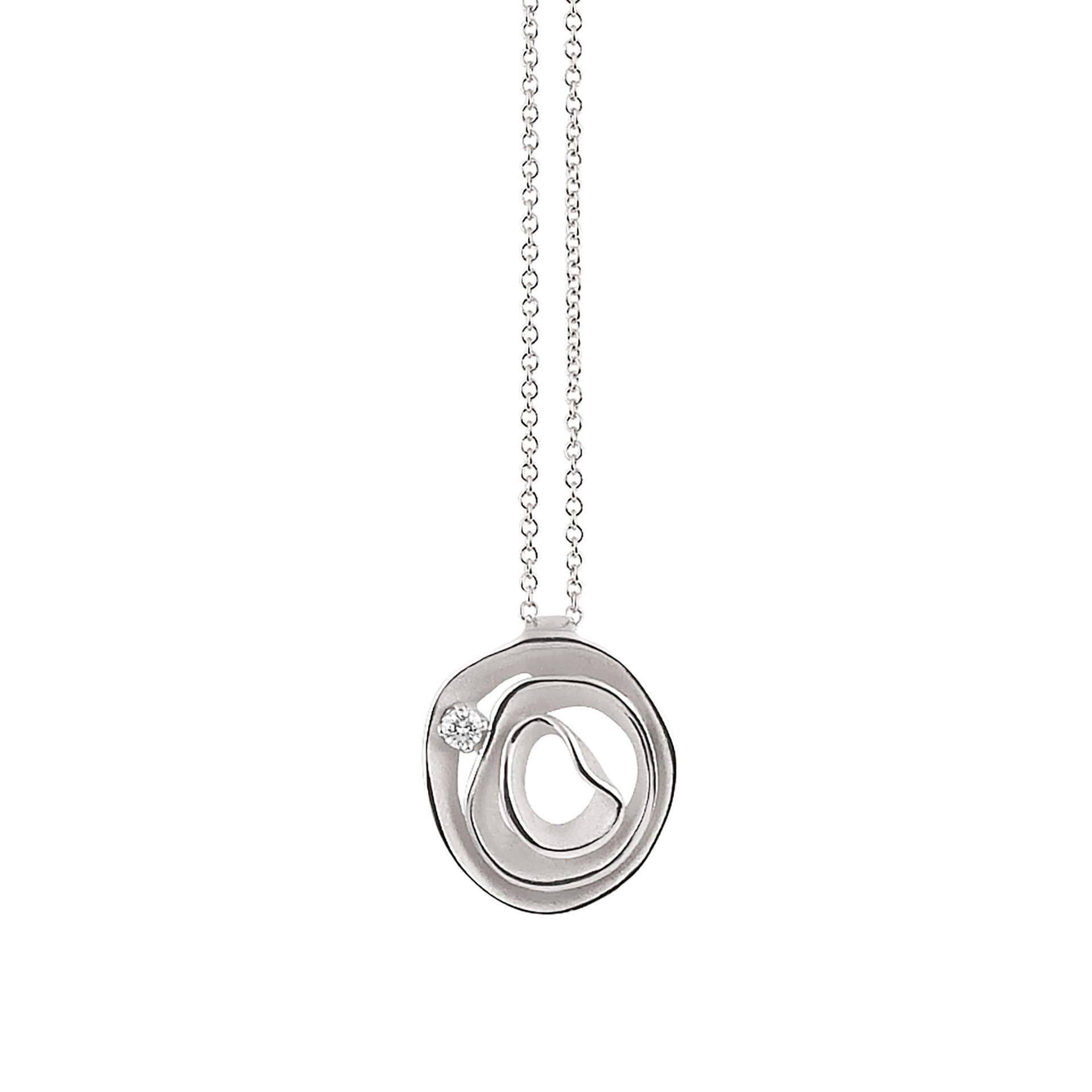 Cammilli 18K White Ice Gold Diamond 