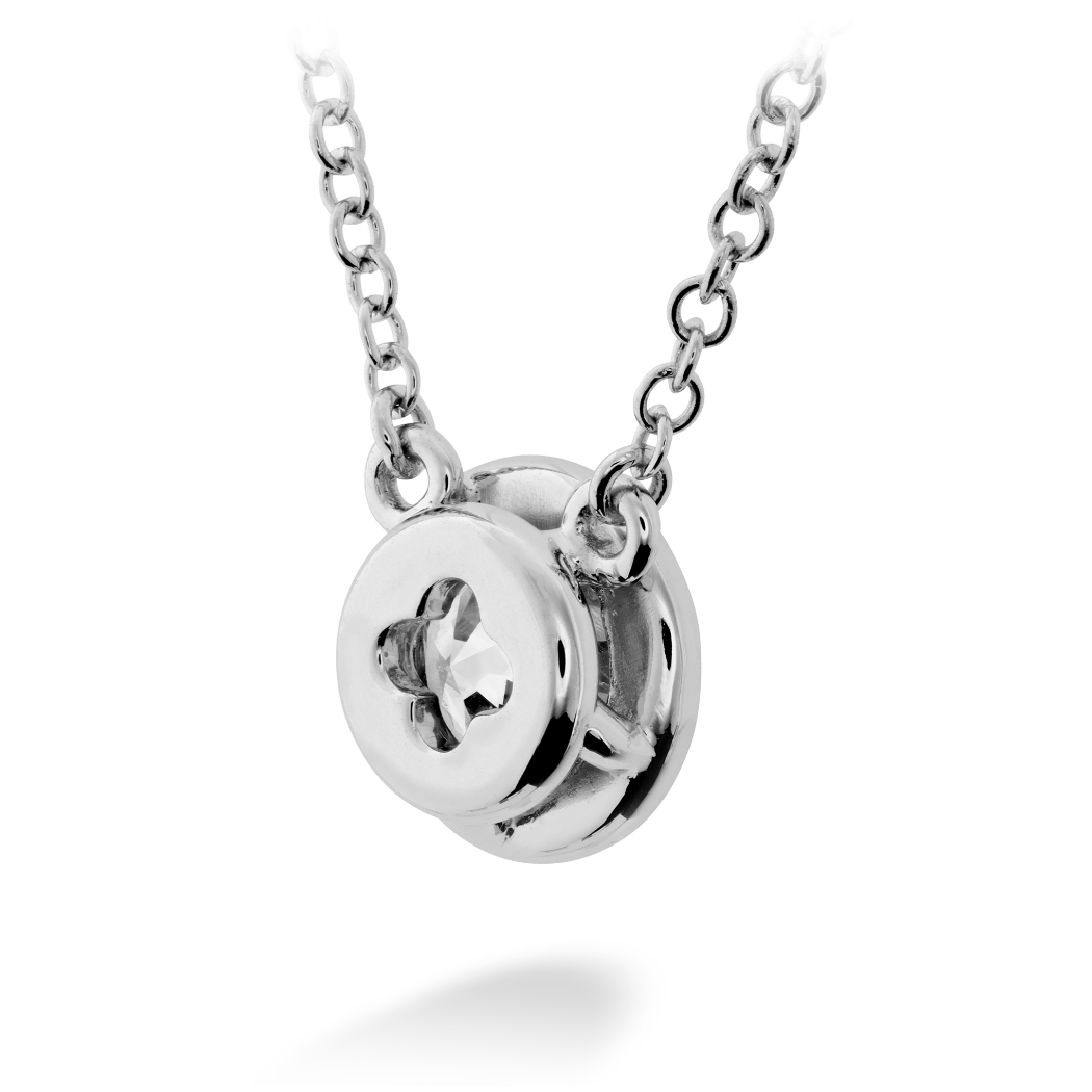 Hearts On Fire 18K White Gold 1/4-Carat Diamond Solitaire Necklace