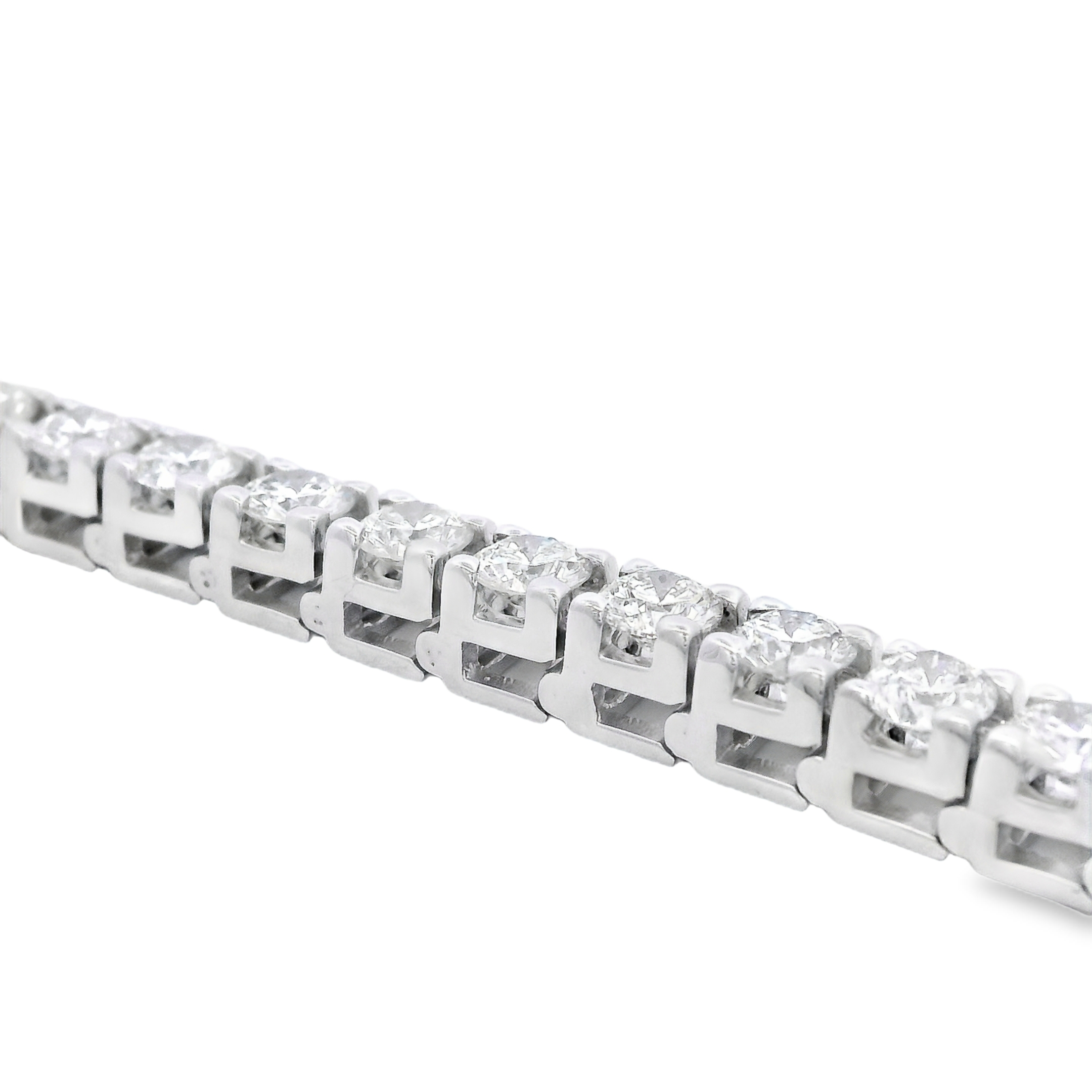 18K Diamond Tennis Bracelet 8.06ct