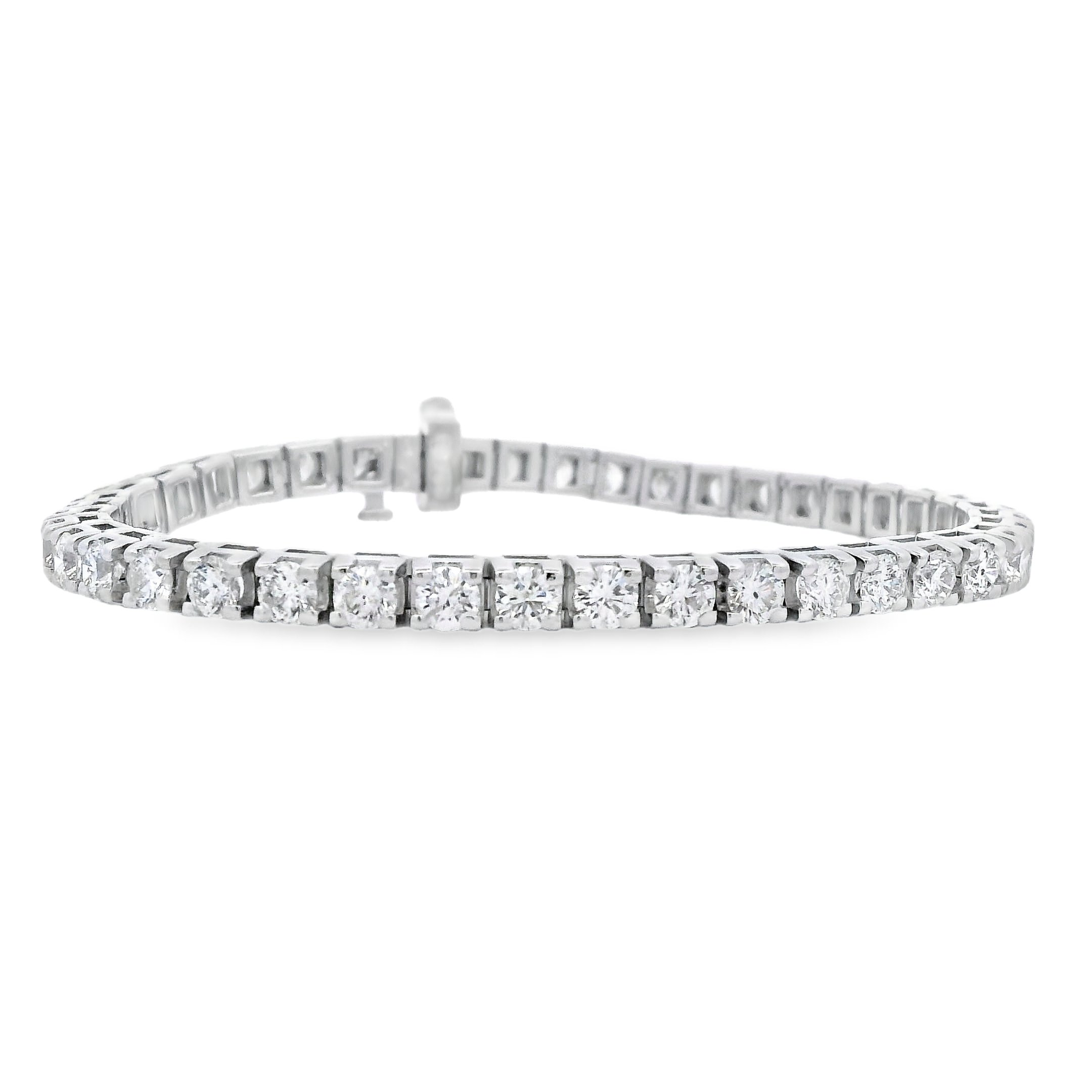 18K Diamond Tennis Bracelet 8.06ct
