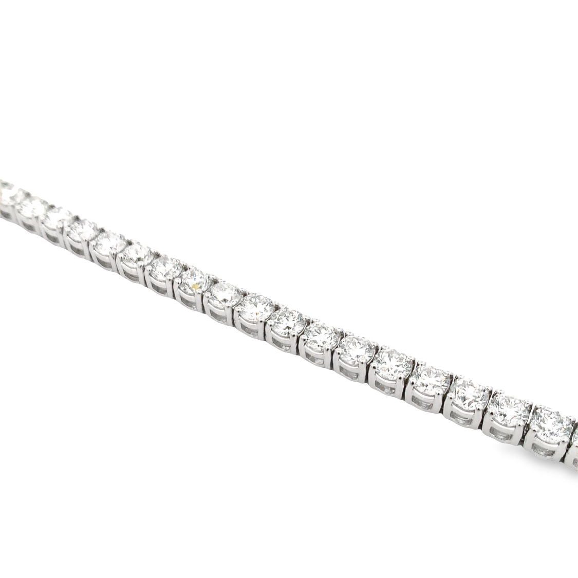 14K White Gold Tennis Bracelet