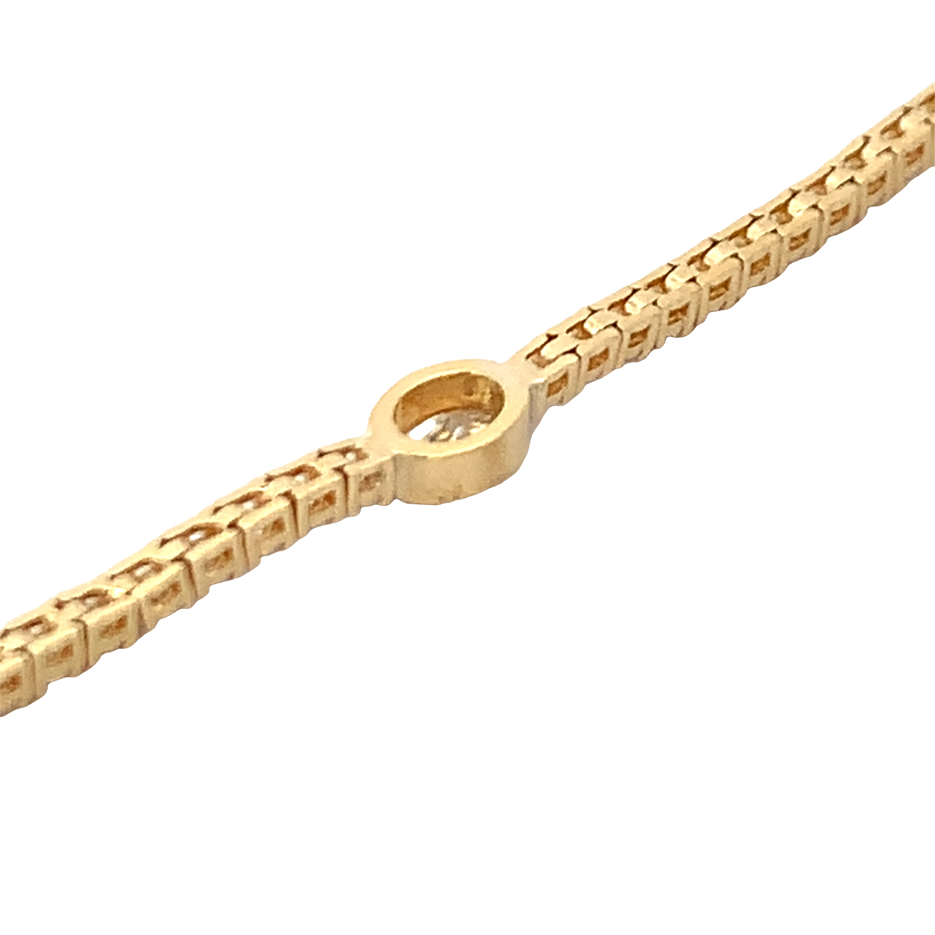 Norman Silverman 18K Yellow Gold 3.3 Carat Diamond Bracelet