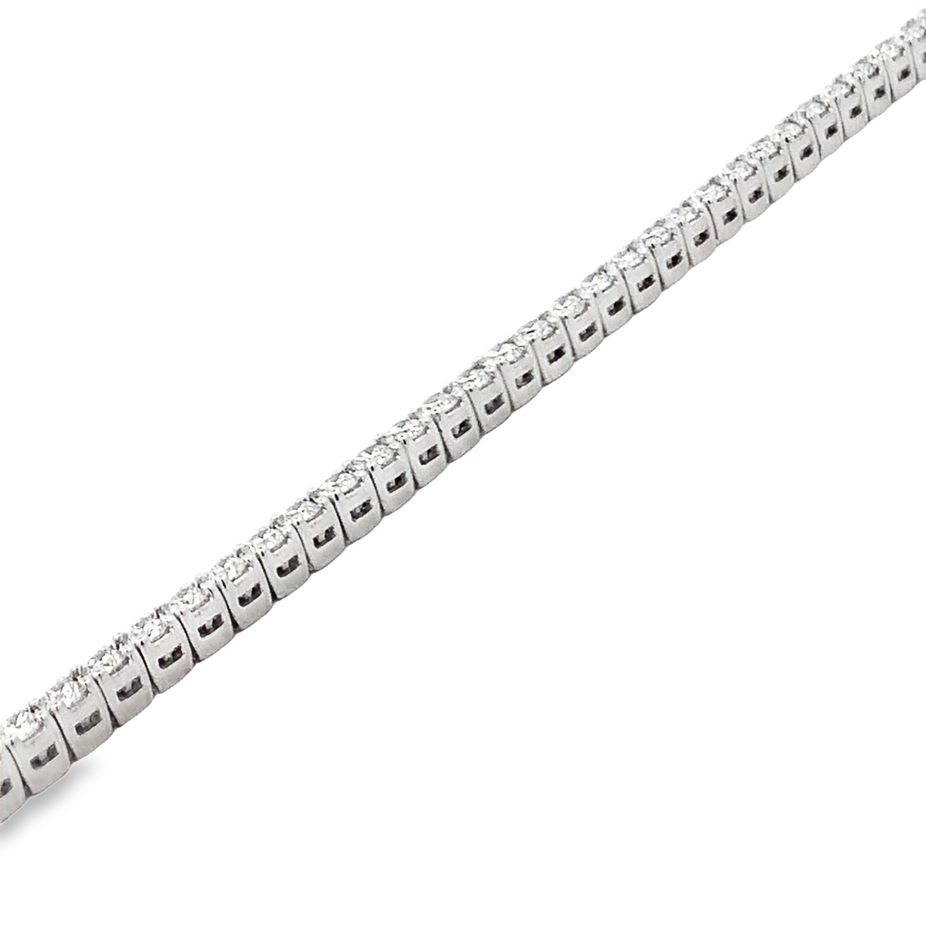 14K White Gold 2 Carat Diamond Tennis Bracelet