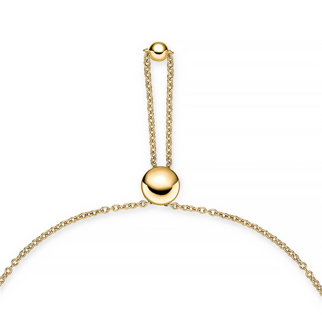 Memoire 18K Yellow Gold Cadence Bolo Diamond Bracelet