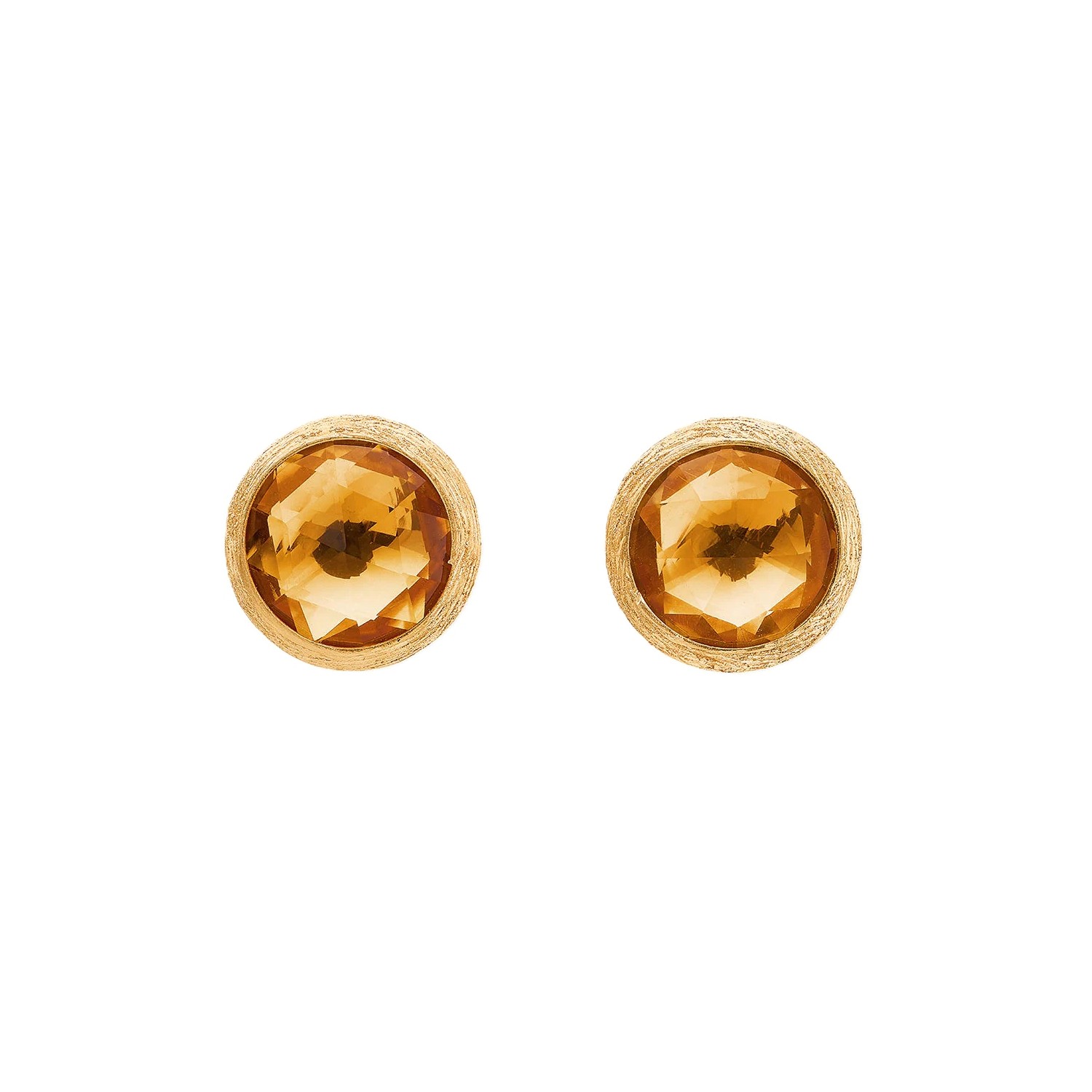 Marco Bicego 18K Yellow Gold Jaipur Color Citrine Stud Earrings