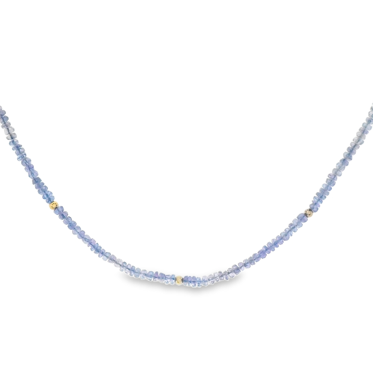 Lauren K 18K Yellow Gold Tanzanite Bead Strand