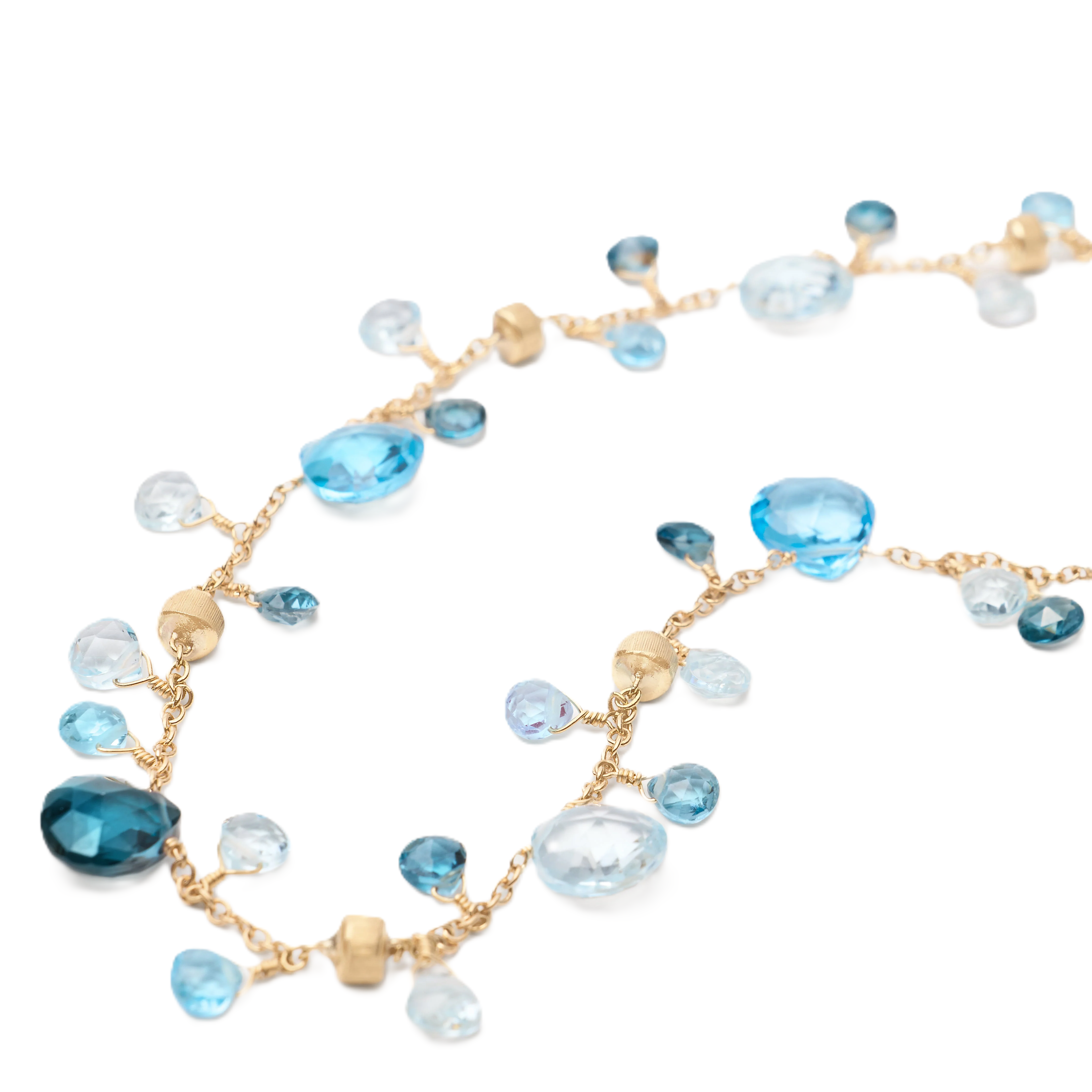 Marco Bicego 18K  Paradise Mixed Topaz Single-Strand Necklace