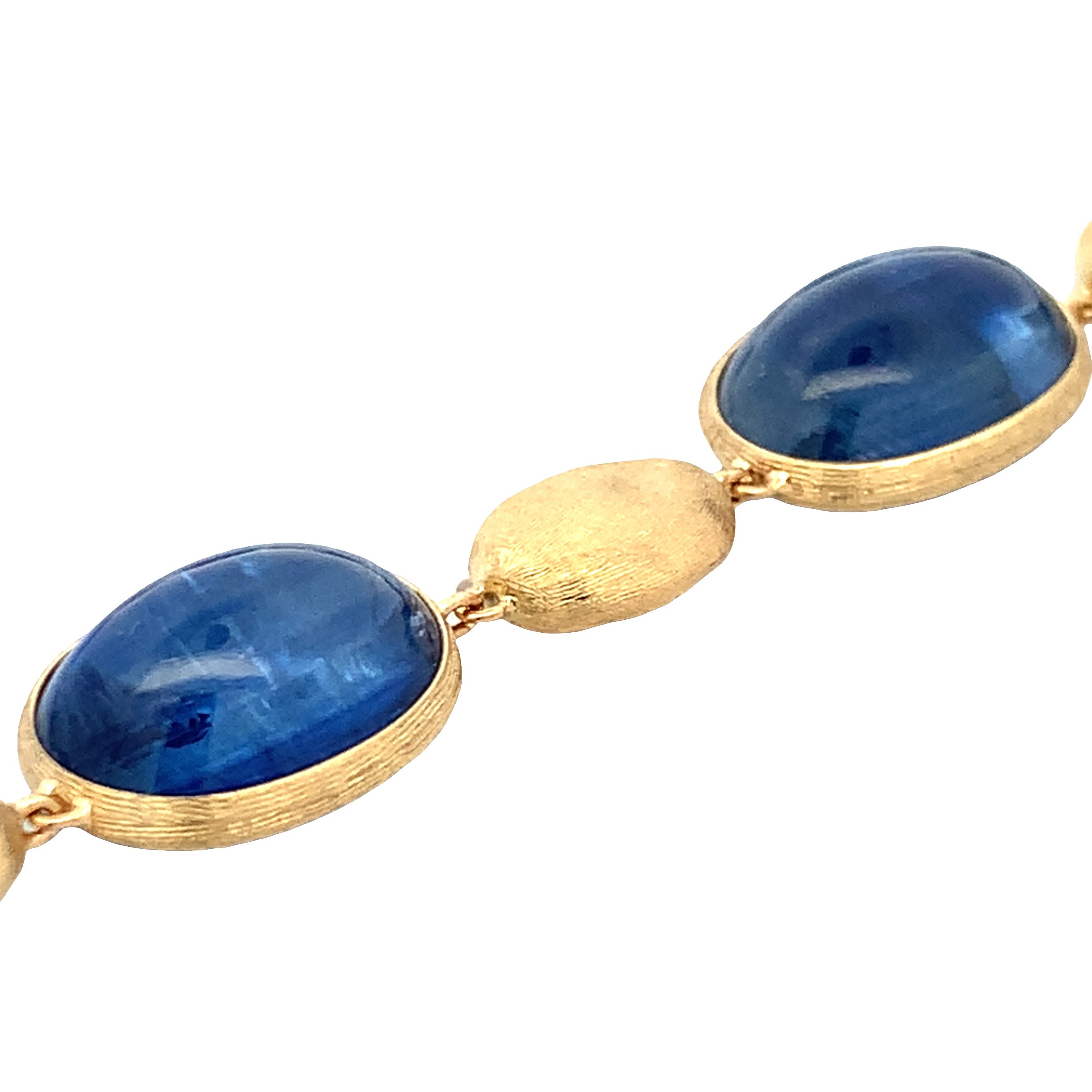 Marco Bicego 18K Unico Alternating Kyanite and Gold Stations Necklace