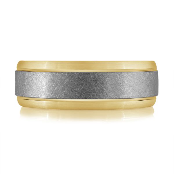 MALO Tantalum and 14K Wedding Band