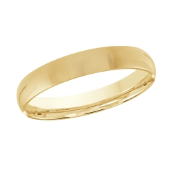 MALO 18K Yellow Polished Center Wedding Band