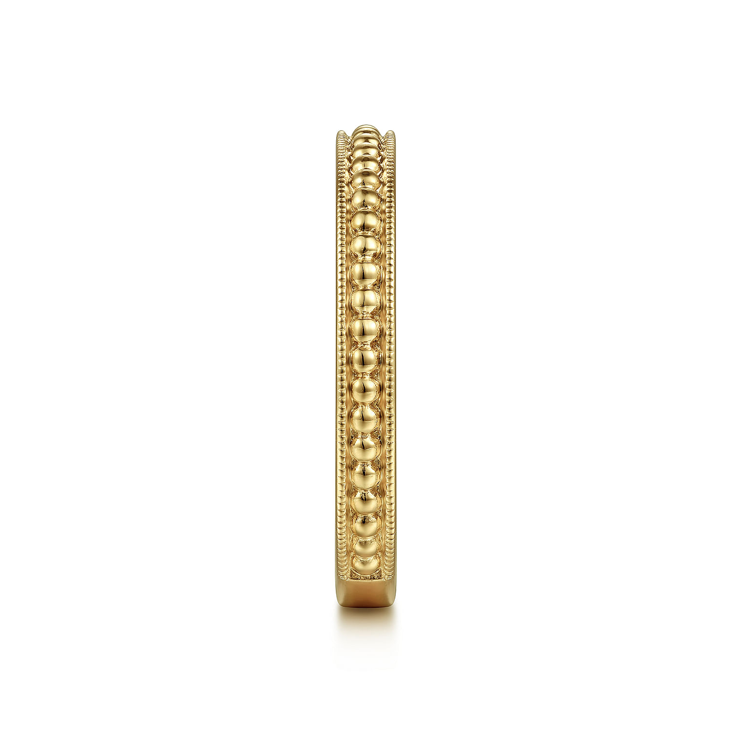 Gabriel & Co. 14K Yellow Gold Textured Bujukan Band