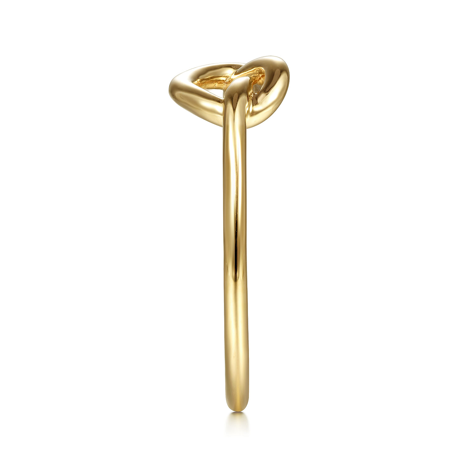 Gabriel & Co. 14K Yellow Gold Twisted Heart Ring