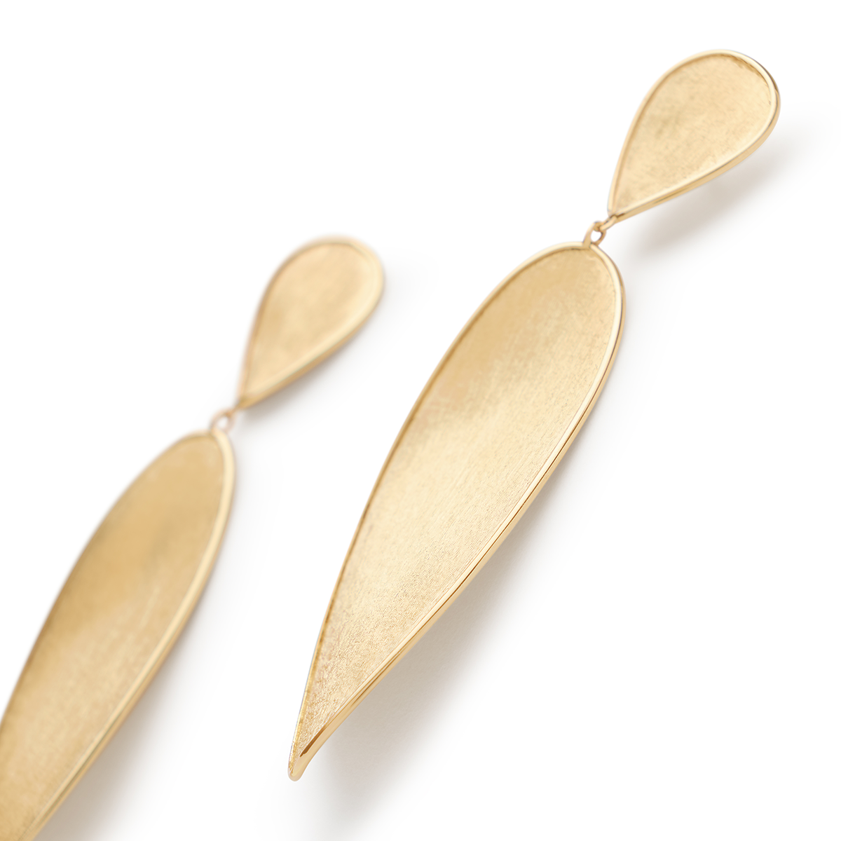 Marco Bicego 18K Yellow Gold Lunaria Double Drop Earrings