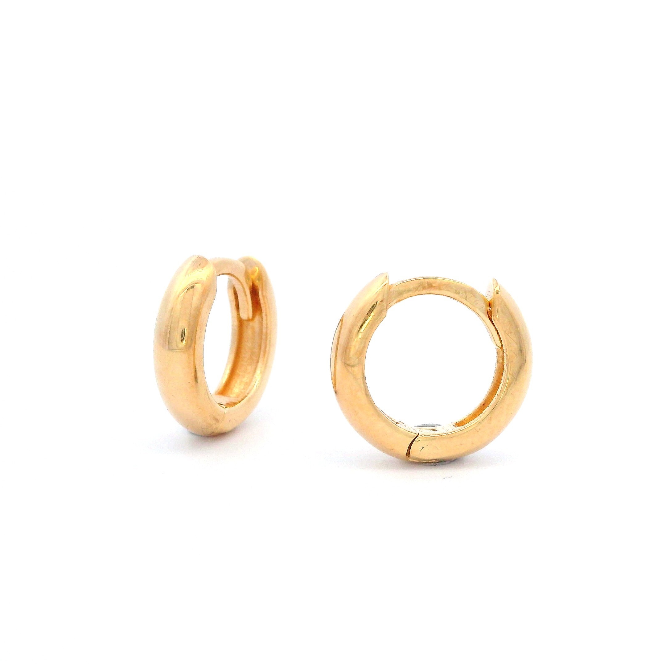 Luigi Tavanti 18K Yellow Gold Small Huggies
