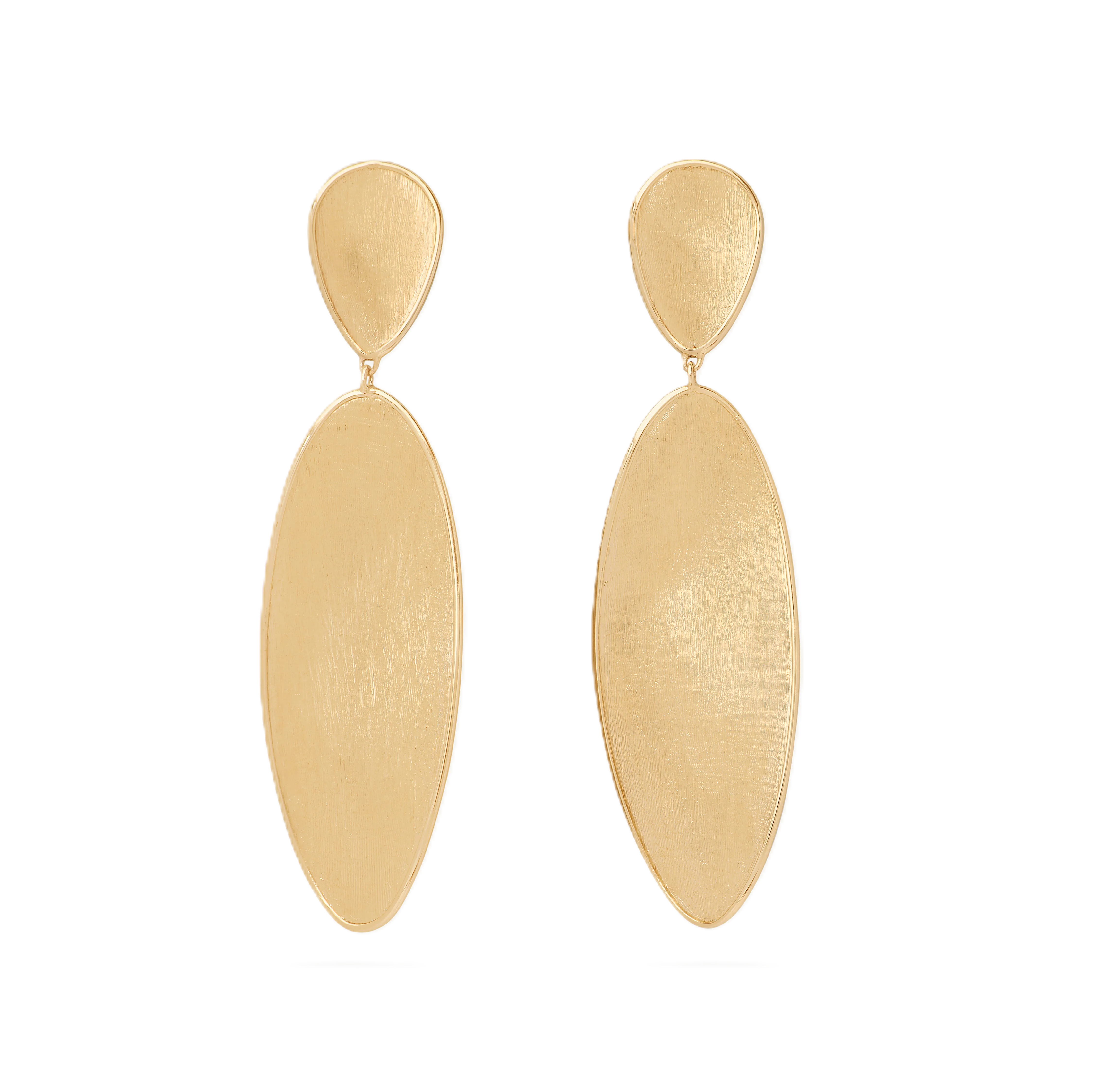 Marco Bicego 18K Lunaria Large Double Drop Earrings