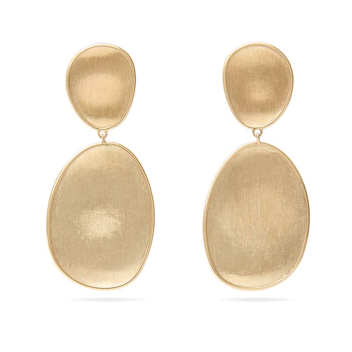Marco Bicego 18K Yellow Gold Lunaria Double Drop Earrings