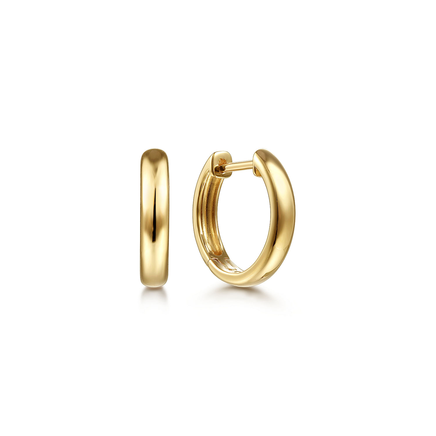 Gabriel & Co. 14K Yellow Gold Polished Huggies