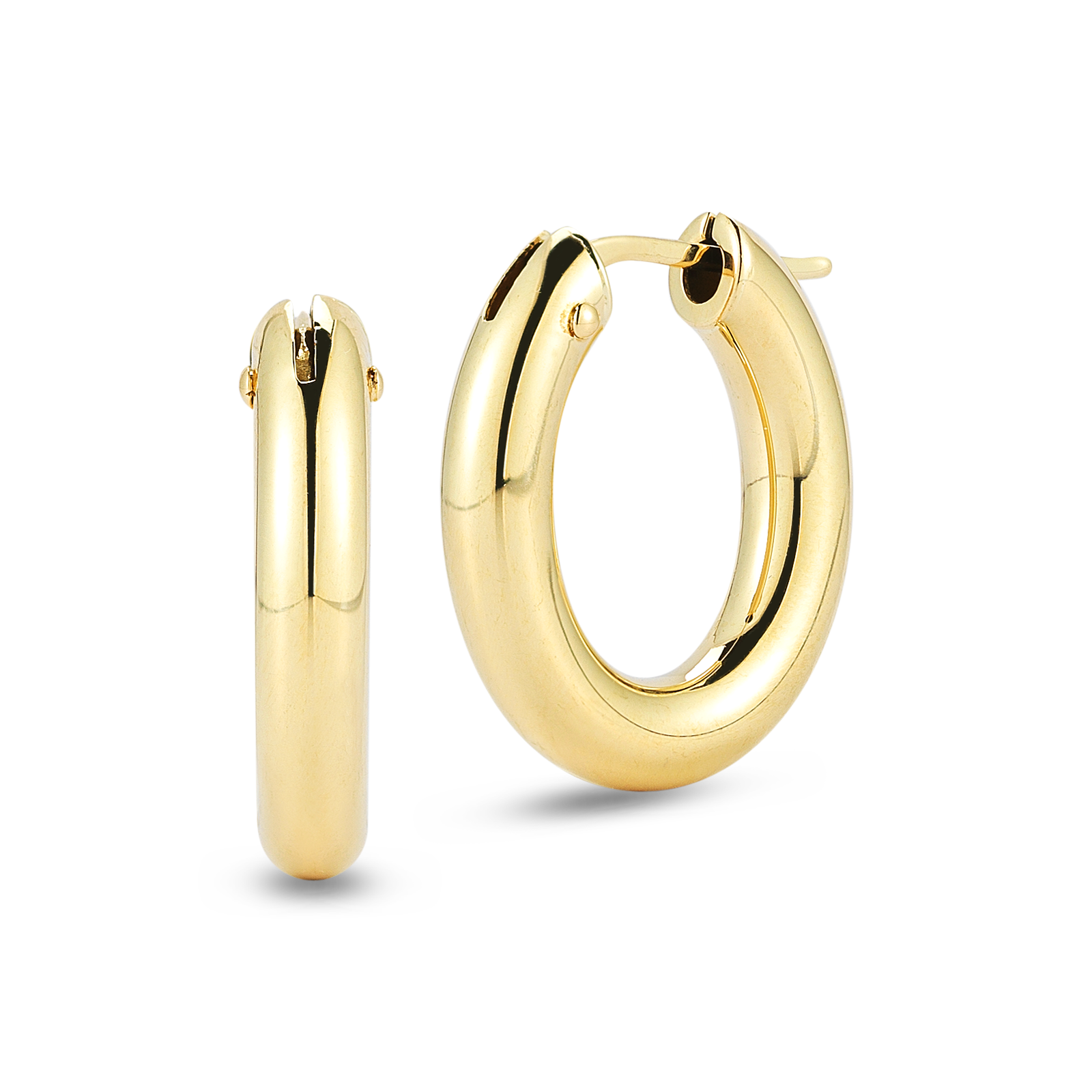 Roberto Coin 18K Yellow Gold Oval Perfect Hoops