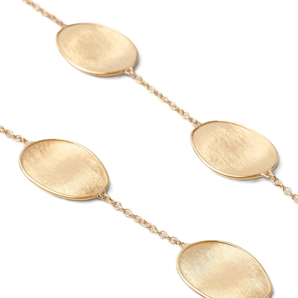 Marco Bicego 18K Yellow Gold Lunaria Petal Necklace 36