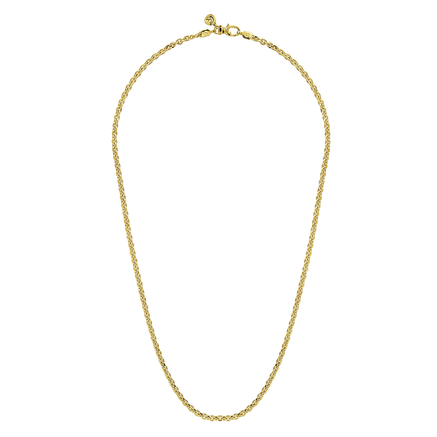 Gabriel & Co 14K Yellow Gold 22 Inch Link Chain