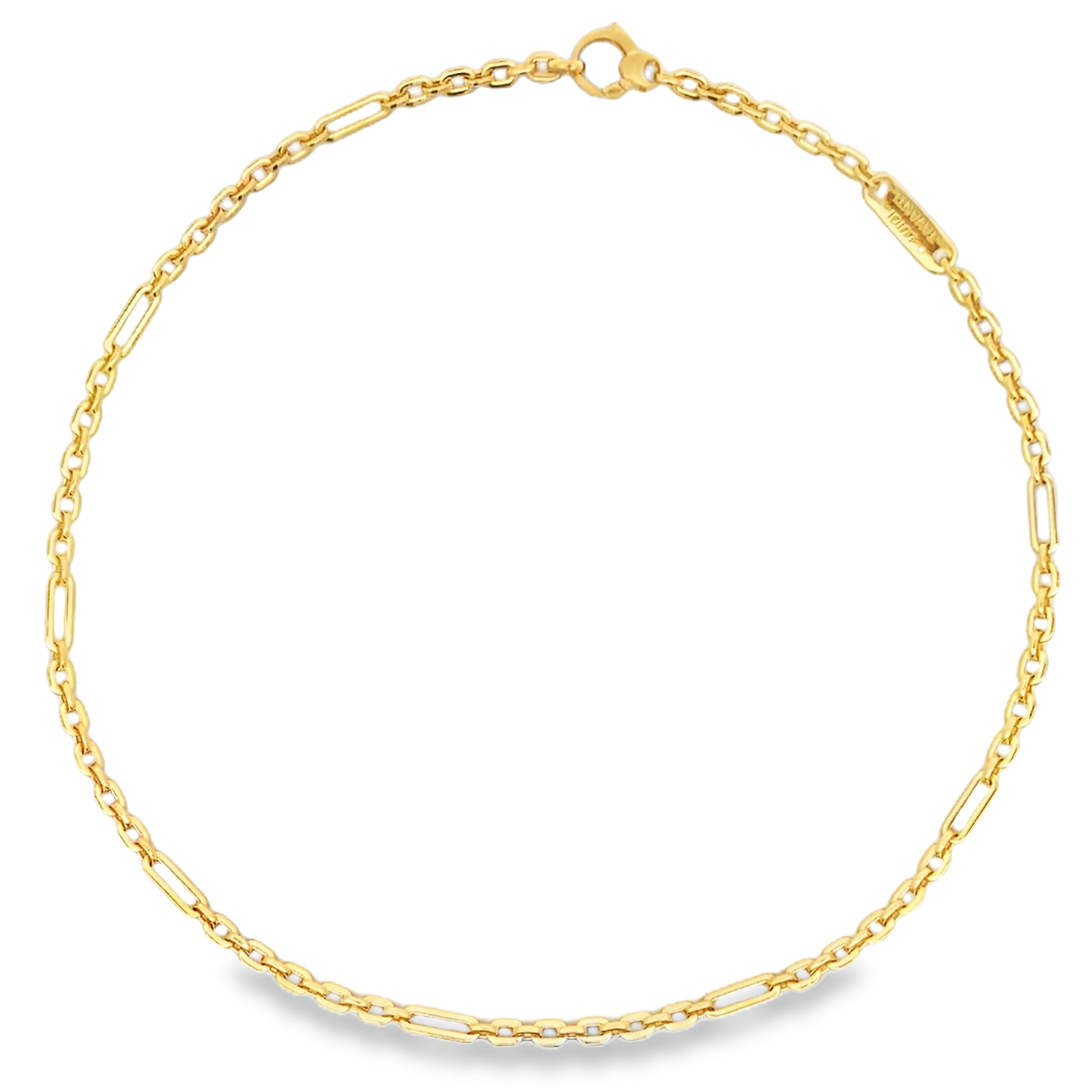 Luigi Tavanti 14K Yellow Gold Alternating Link Chain Necklace