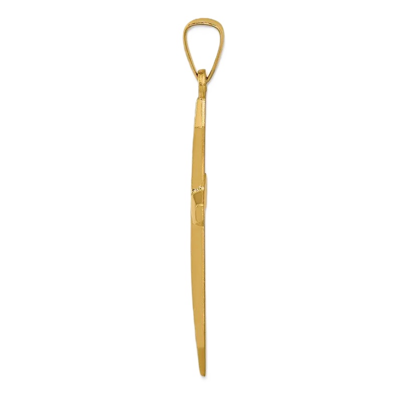 14K Yellow Gold Polished Cross Pendant
32.3x16.88mm