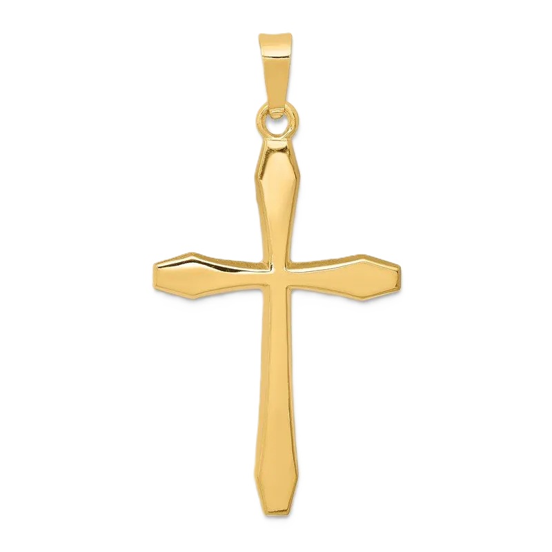 14K Yellow Gold Polished Cross Pendant
32.3x16.88mm