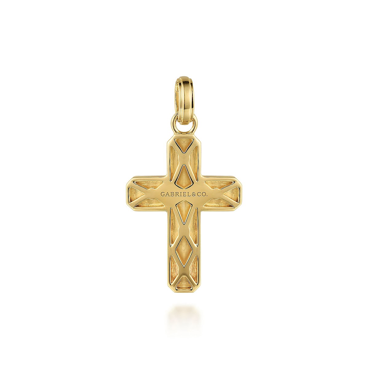 Gabriel & Co. 14K Yellow Gold Cross