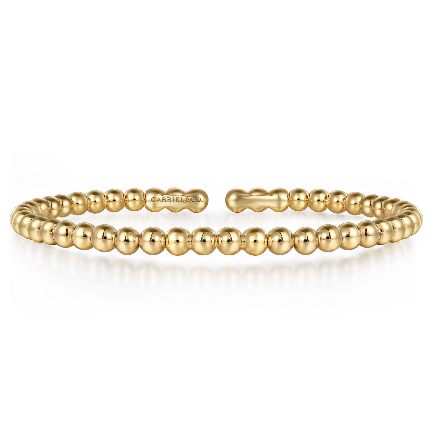 Gabriel & Co. 14K Yellow Gold Bujukan 4mm Split Bangle