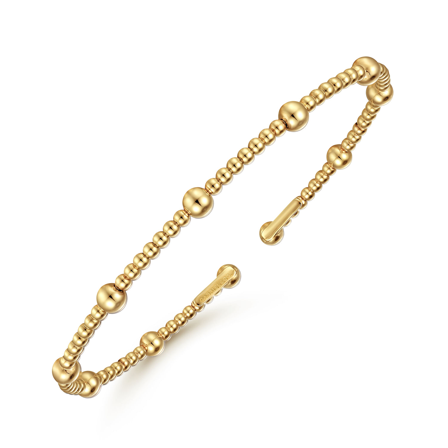 Gabriel & Co. 14K Yellow Gold Bujukan Split Bangle