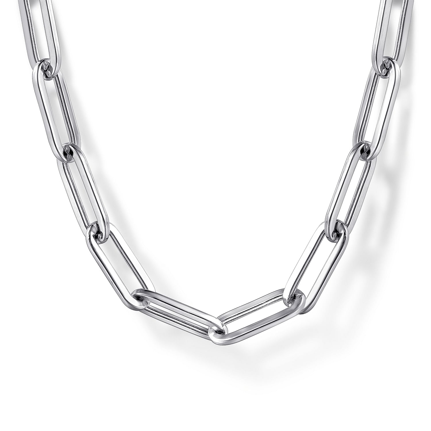 Gabriel & Co. Sterling Silver 18 Inch Paperclip Chain