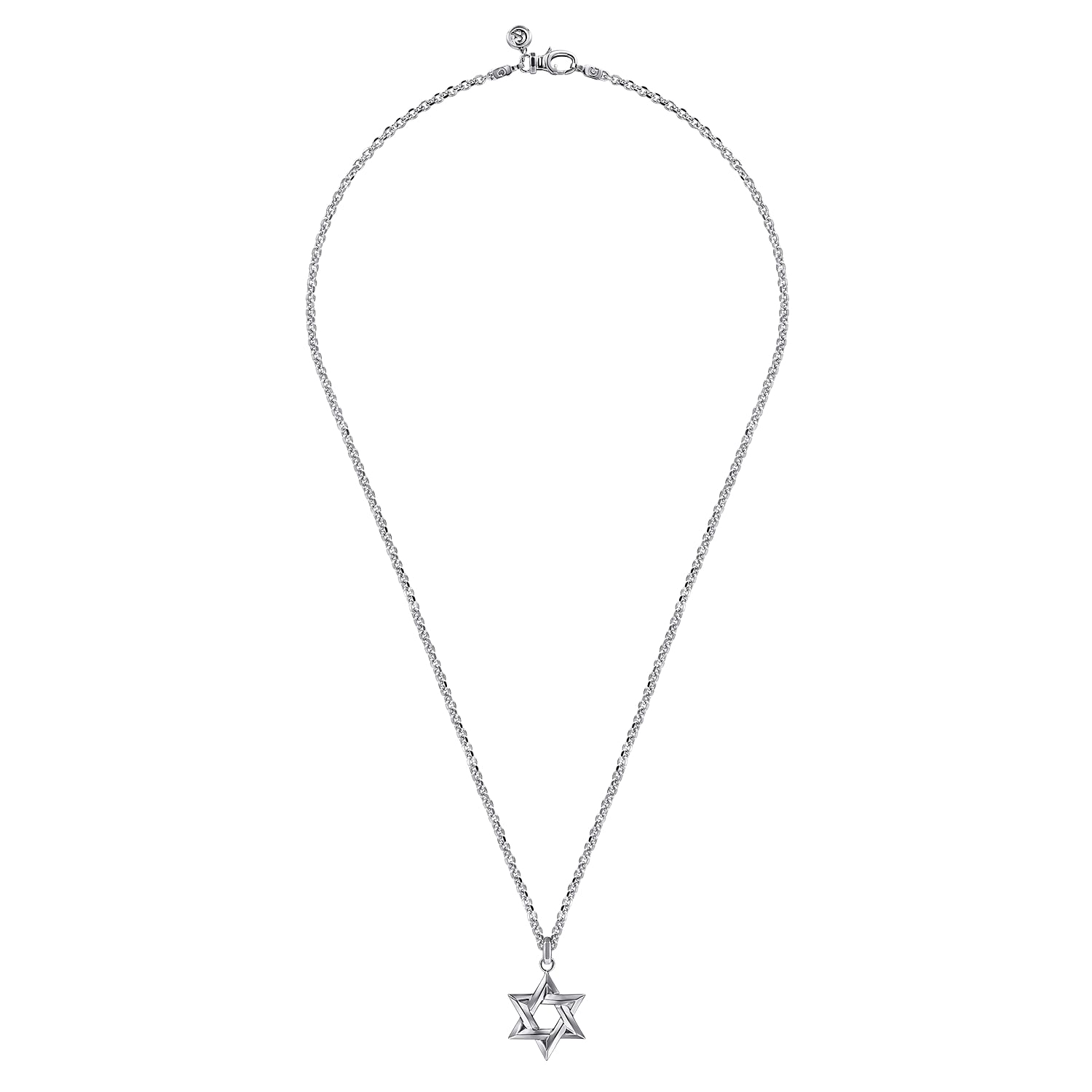 Gabriel & Co. Sterling Silver Star of David Pendant