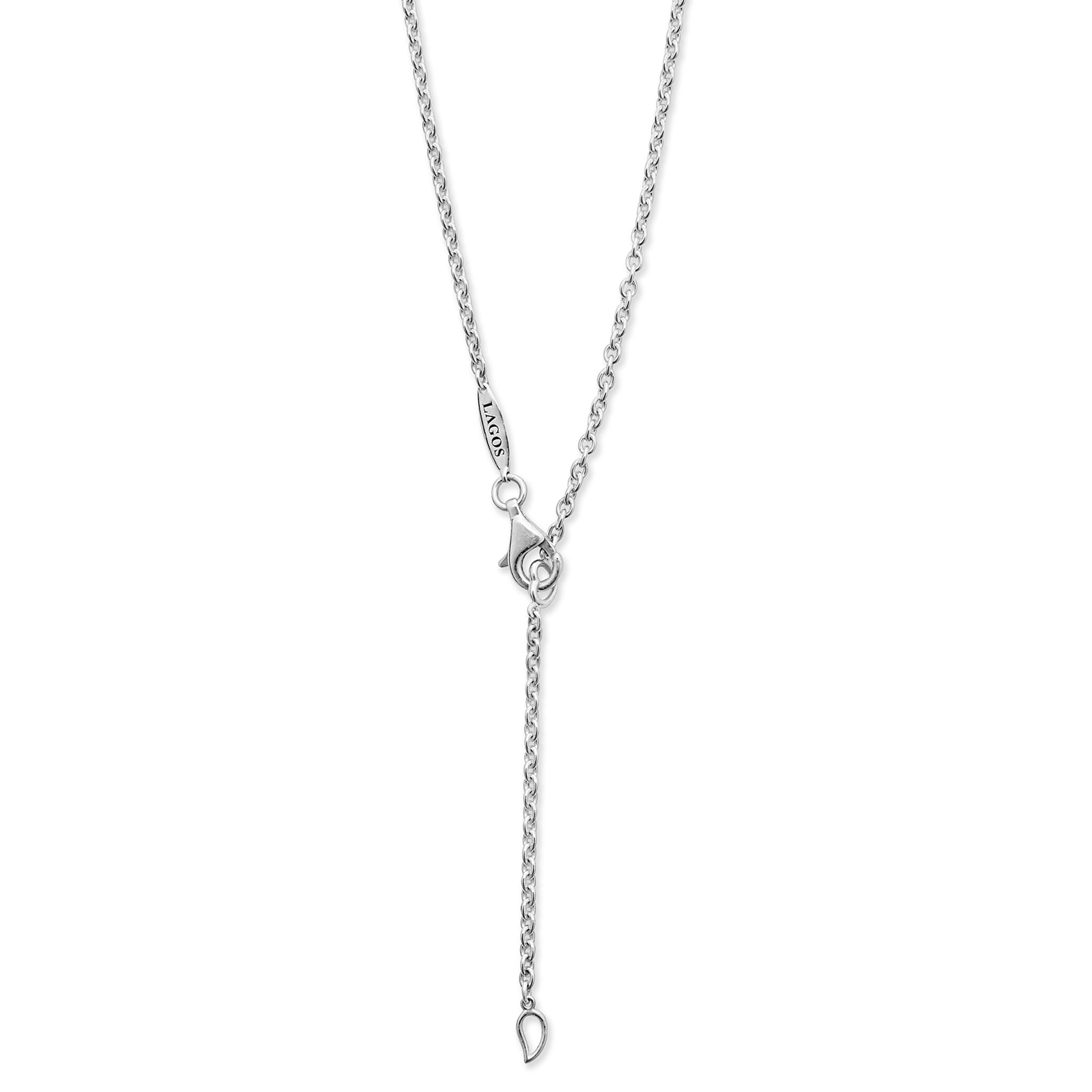 Lagos Two-Tone Pearl Pendant Necklace