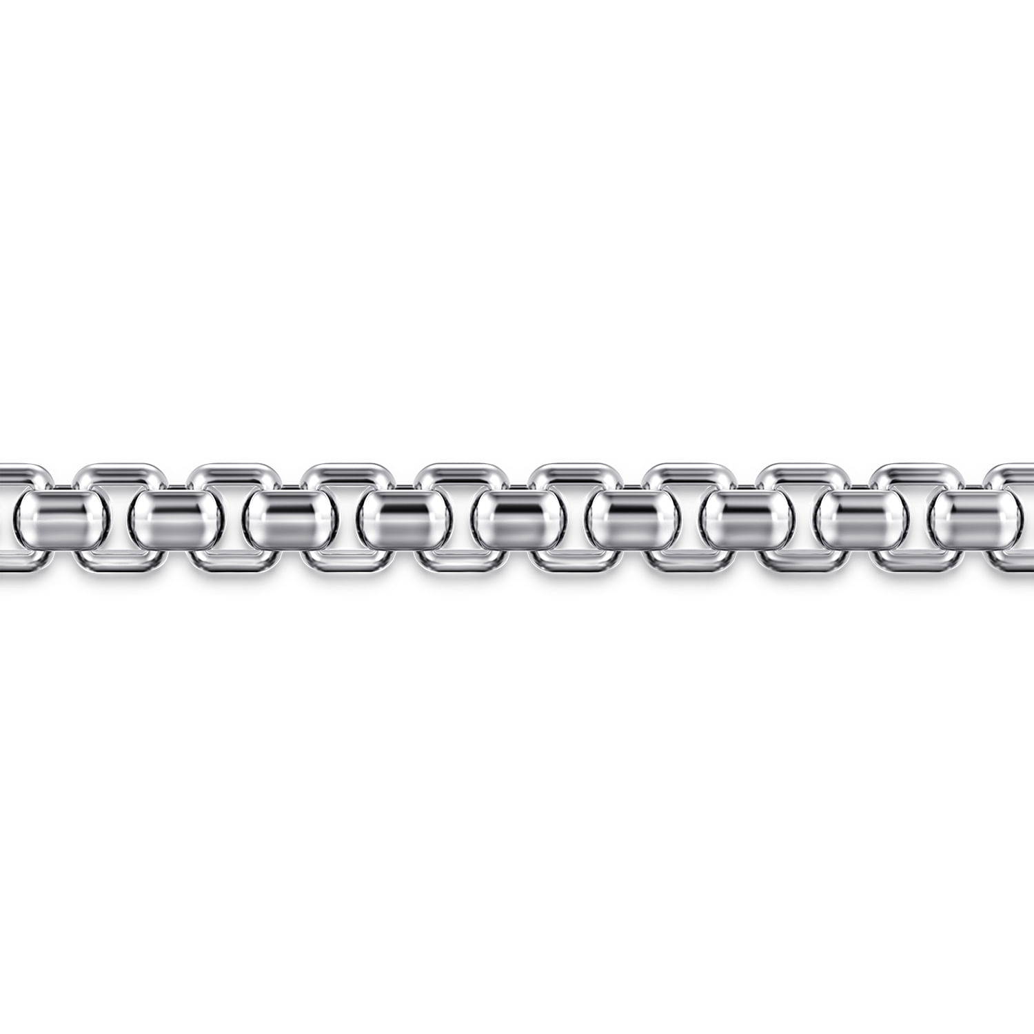 Gabriel & Co. Sterling Silver Round Box Chain Bracelet