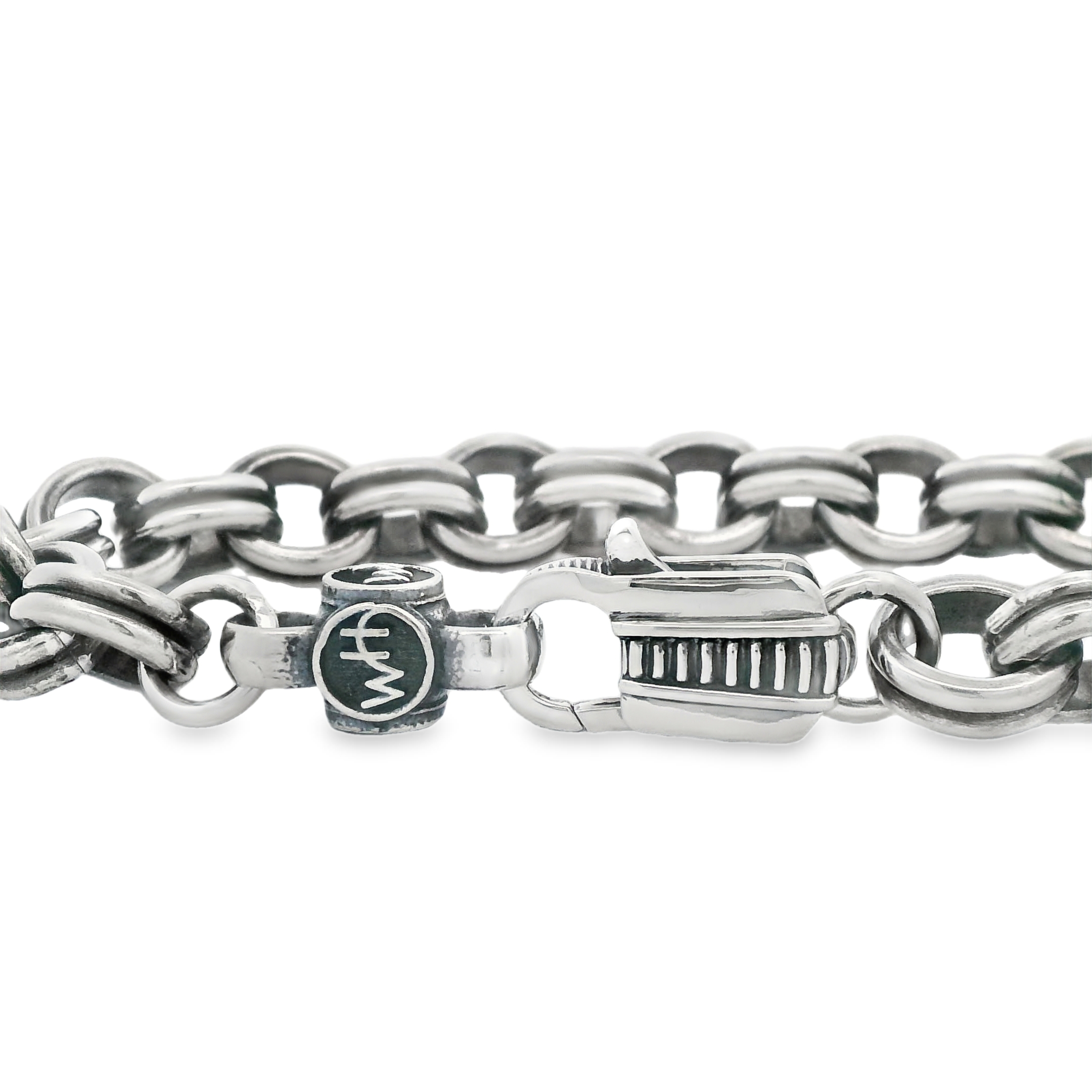 William Henry Crete Sterling Silver Link Bracelet