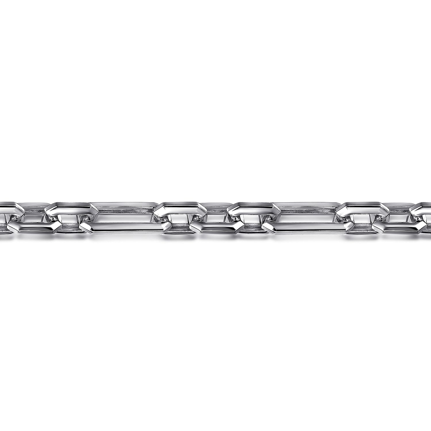 Gabriel & Co. Sterling Silver Figaro Chain Bracelet