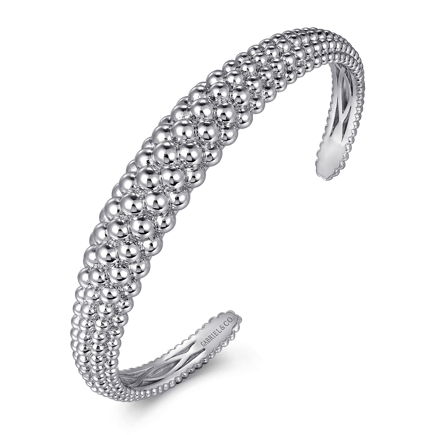 Gabriel & Co. Sterling Silver Graduated Bujukan Bangle