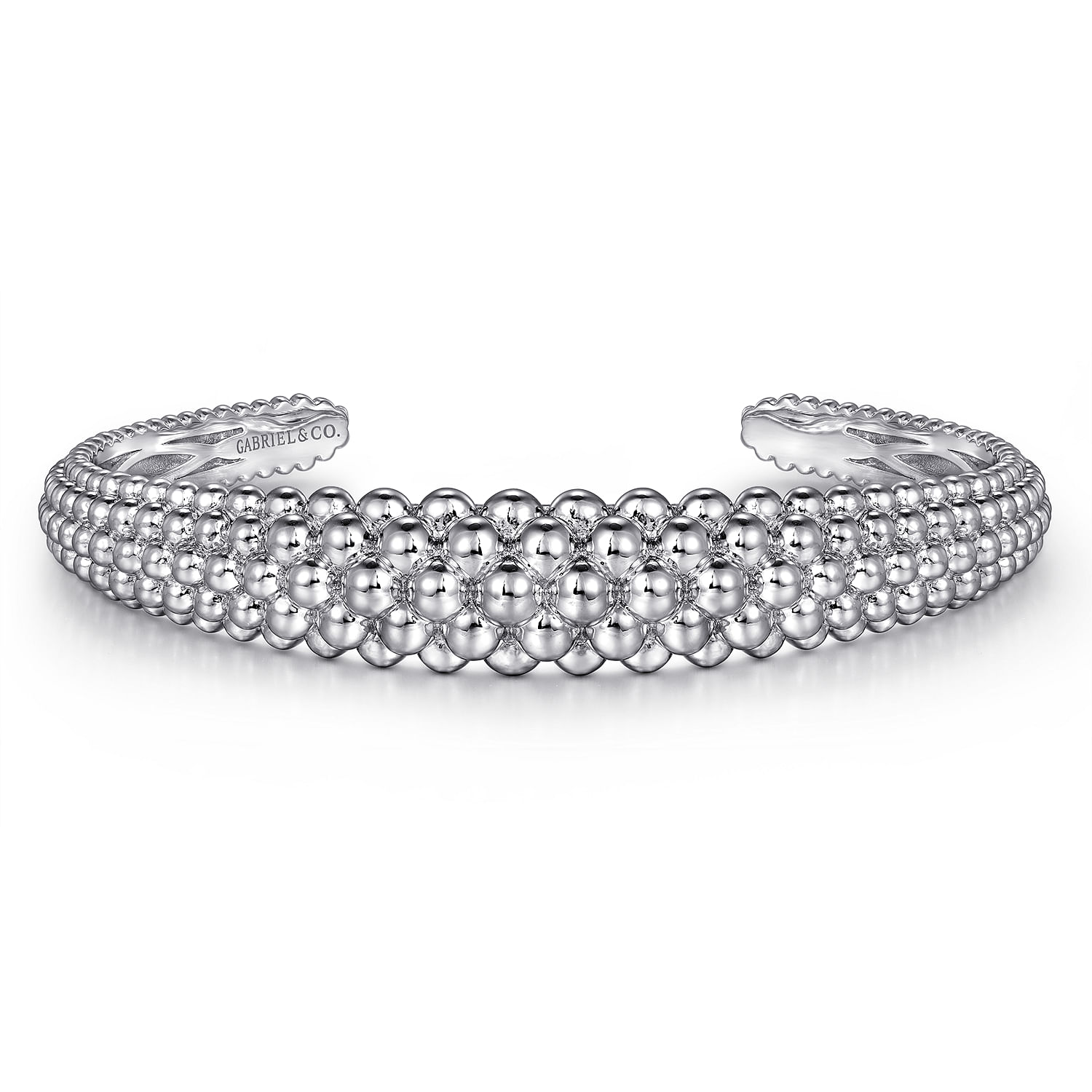 Gabriel & Co. Sterling Silver Graduated Bujukan Bangle