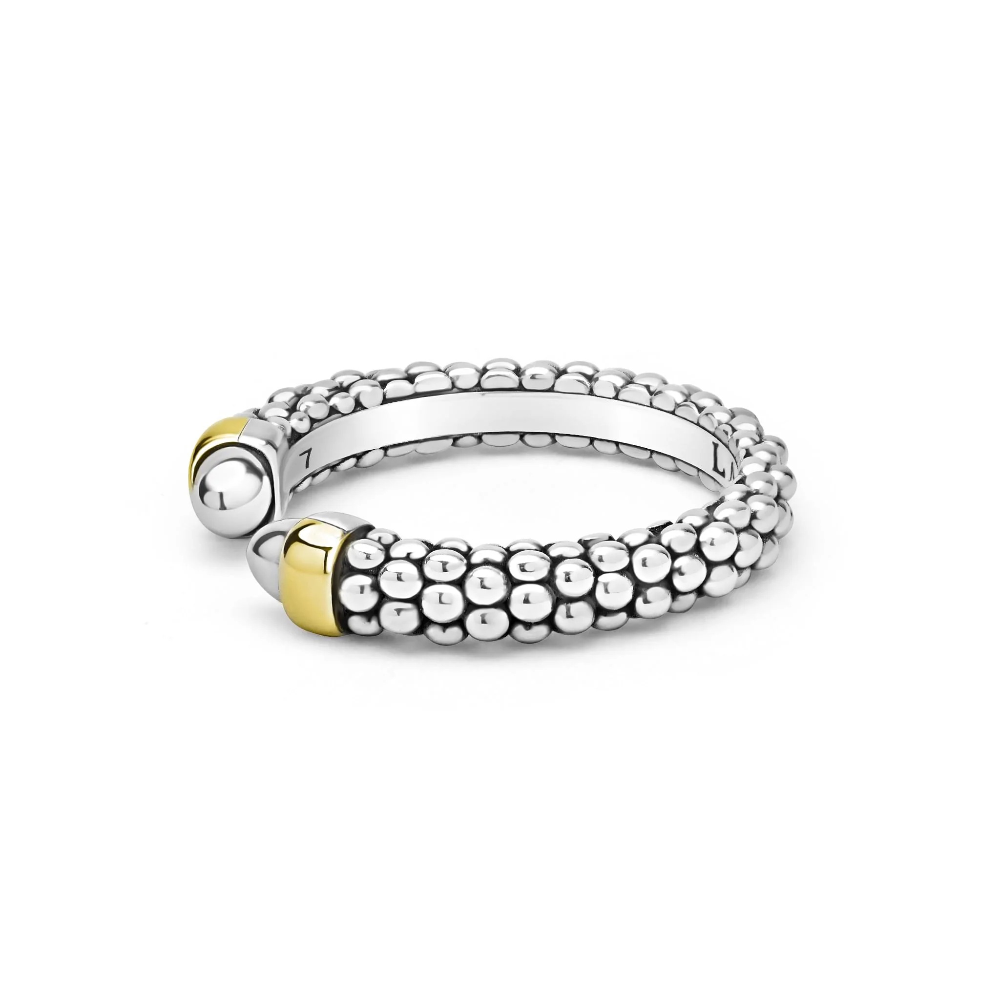 Lagos Two-Tone Mini Versa Stacking Ring