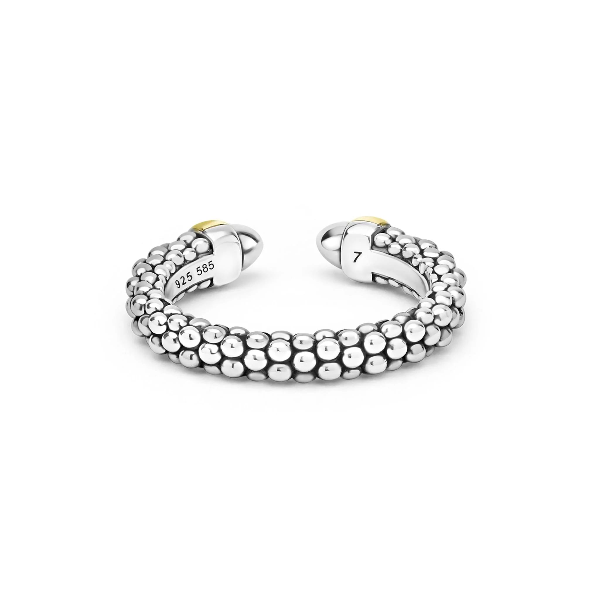 Lagos Two-Tone Mini Versa Stacking Ring