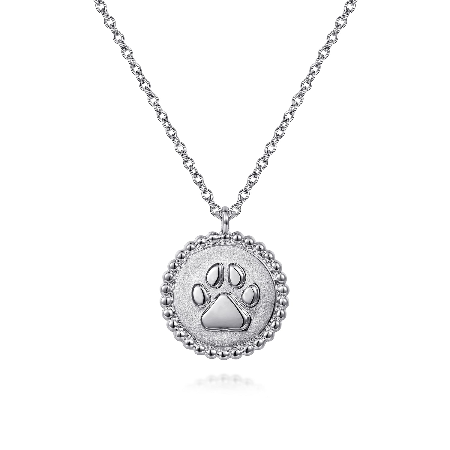 Gabriel & Co Sterling Silver Bujukan Paw Print Pendant